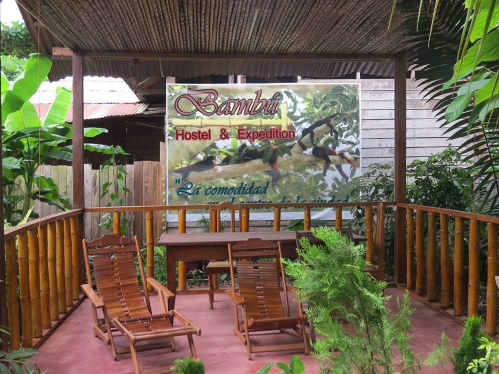 פוארטו מלדונדו Tambopata Hostel Bambu מראה חיצוני תמונה