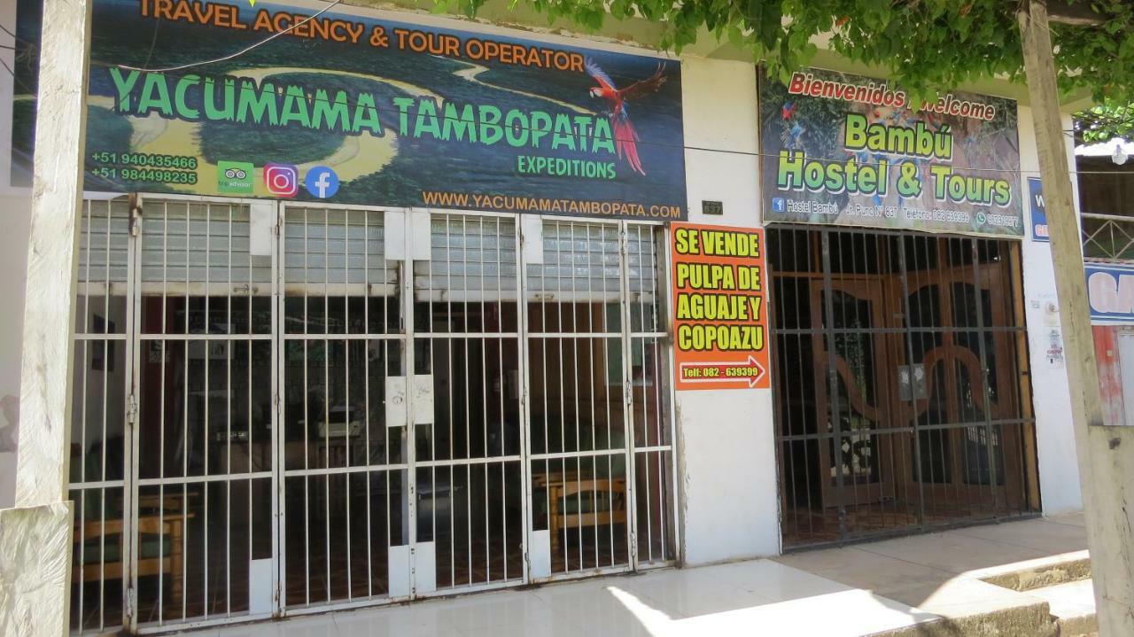 פוארטו מלדונדו Tambopata Hostel Bambu מראה חיצוני תמונה